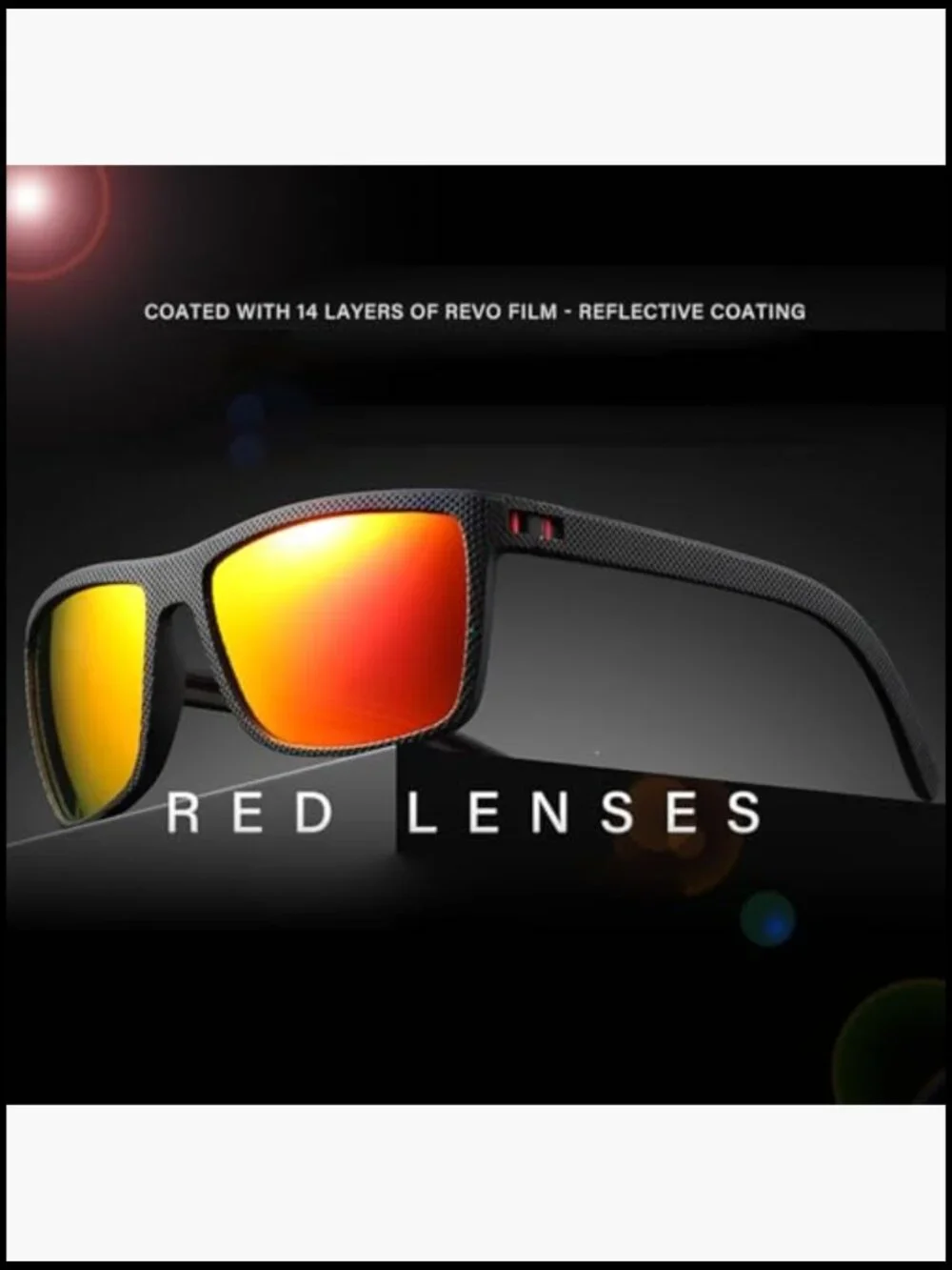 Vintage Style Square Polarized Sunglasses for Men UV Protection Driving